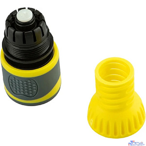 Rexant (62-0301-F) Коннектор для шланга, быстросъемный, 1/2", с аквастопом с защитой от перегибов