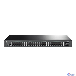 TP-Link SG3452X Управляемый коммутатор JetStream уровня 2+ с 48 гигабитными портами RJ45 и 4 портами SFP+