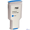 Струйный картридж NV Print 728 (NV-F9K17A) Cyan для HP DesignJet T830/T730 (300 мл)