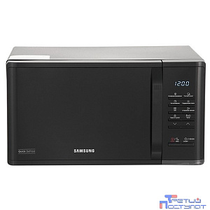 Samsung MS23K3513AK Микроволновая печь , 800 Вт, 23 л, серый/ черный