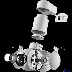 UBIQUITI UVC-G5-PTZ-W Видеокамера 2K (4MP), 30 к/с, ?/1.85–?/2.4, IP66, ИК-подсветка до 20 м, белый