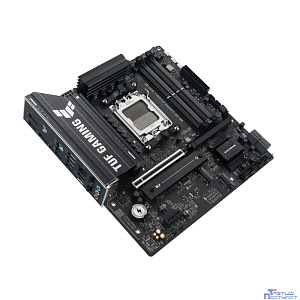 Материнская плата ASUS TUF GAMING B850M-E WIFI, AM5, B850, 4*DDR5, 4*SATA, 3*M.2, 4*USB 3.2, 3*USB 2.0, Type-C, 3*PCIx16, 1*PCIx1, DP+HDMI, mATX; 90MB1LS0-M0EAY0