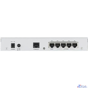 Межсетевой экран/ Межсетевой экран и Wi-Fi контроллер Zyxel USG FLEX 100 с подписками на 1 год (AS,AV,CF,IDP, SecuReporter), 1xWAN GE, 1xOPT GE (LAN/WAN), 3xLAN/DMZ GE, 1xUSB3.0, AP Controller (8/24),