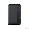 Synology DS223 Сетевое хранилище NAS, слоты 2x2.5"/3.5" SATA3, 1x1 Гбит/с, 3xUSB 3.X, Realtek RTD1619B/4x1.7 ГГц, DDR4 2Gb, 60W