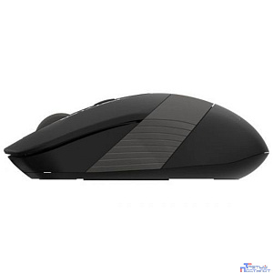 Мышь беспроводная A4Tech Fstyler FG10 , черный/серый , оптическая, 2000dpi , USB, 4 кнопки [1147564]