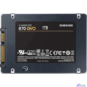 Samsung SSD 1Tb 870 QVO Series MZ-77Q1T0BW {SATA3.0, 7mm,  V-NAND 4-bit MLC, MKX}