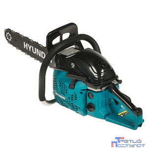 HYUNDAI [X 5320] Бензопила { двигатель HYUNDAI IC53 2-x такт, возд. охл., 2.5 / 3.4 кВт/л.с.,53 см3, 1.5 мм, 5.1 кг }