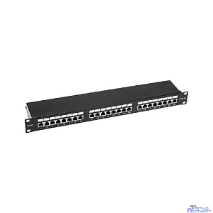 Rexant (02-0041) Панель коммутационная 19", 1U, 24 порта, STP, RJ-45, CAT 5e PRO