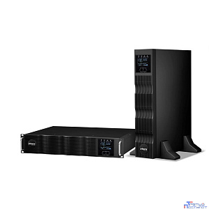 STARK SC 3000 ONLINE ONE RT ИБП 3000 ВА/3000 Вт {Online, Rack/Tower, 110-300В, 6xC13, 1xC19, Smart-slot, USB, RS232, EPO, БЕЗ АКБ - внешние батареи 8 шт от 4.5Ач до 240 Ач}