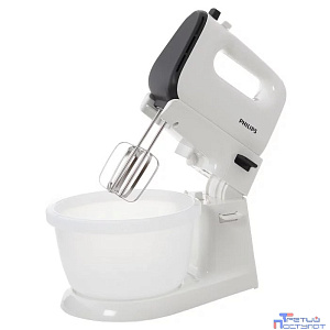 PHILIPS HR3745/00 Миксер стационарный 450Вт белый/серый