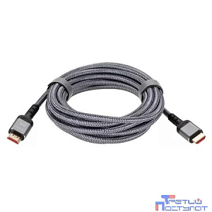 iOpen ACG859A-5.0 Кабель интерфейсный HDMI-HDMI 19M/M,ver. 2.1 8KX60Hz (Econom) оплетка 5m