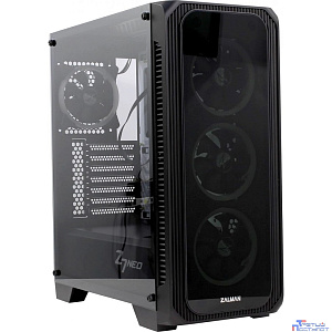 MidiTower Zalman Z7 NEO Black без БП { боковое окно, ATX}