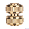 Rexant (62-0274) Муфта соединительная латунная, ремонтная, для шланга, 3/4" Четыре Сезона
