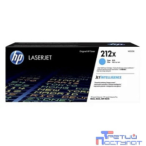 Картридж лазерный HP 212X W2121X голубой для HP CLJ Enterprise M554/M555
