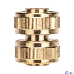 Rexant (62-0274) Муфта соединительная латунная, ремонтная, для шланга, 3/4" Четыре Сезона