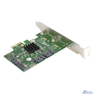 Exegate EX283710RUS Контроллер EXE-503 PCI-E 2.0, SATA3 6Gb/s, 4 int (OEM)