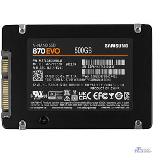 Samsung SSD 500Gb 870 EVO MZ-77E500BW (SATA3)
