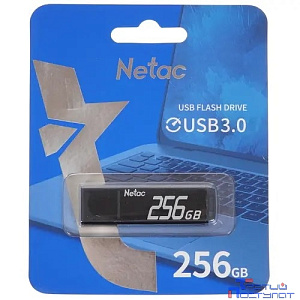 Netac USB Drive 256GB U351 USB3.0, aluminum alloy housing [NT03U351N-256G-30BK]
