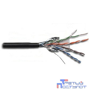 Кабель информационный Lanmaster LAN-5EFTP-WP-OUT кат.5е F/UTP общий экран 4X2X24AWG PE внешний 305м