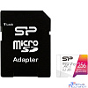 Micro SecureDigital 256GB Silicon Power SP256GBSTXBV1V20SP Elite + adapter Class10