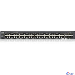 ZYXEL GS1920-48V2-EU0101F Гибридный Smart коммутатор NebulaFlex GS1920-48v2, 48xGE, 4xCombo (SFP/RJ-45), автономное/облачное управление