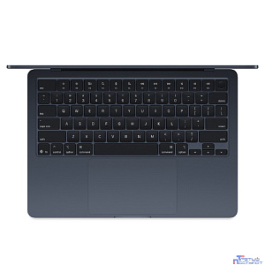 Apple MacBook Air 13-inch 2025 [MW123ZA/A] (КЛАВ.РУС.ГРАВ.) Midnight 13.6" Liquid Retina {(2560x1600) M4 10C CPU 8C GPU/16GB/256GB SSD/необходим переходник 1991284} (A3240)