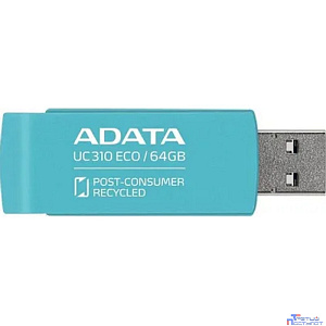 A-DATA Flash Drive 64GB USB3 GREEN UC310E-64G-RGN ADATA