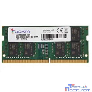 ADATA 8GB DDR4 3200 SO-DIMM Premier AD4S32008G22-SGN,  CL22, 1.2V
