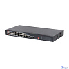 DAHUA DH-S3226-24ET-240 24-портовый неуправляемый коммутатор с РоЕ, 24xRJ45 100Mb PoE, 2хКомбо SFP/RJ45 1Gb uplink, суммарно 240Вт, коммутация 8.8 Гбит/с, MAC-таблица 8К
