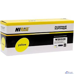 Hi-Black Картридж (HB-W2032X) для HP Color LaserJet Pro M454dn/M479dw, №415X, Y, 6K с чипом