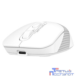 Мышь A4Tech Fstyler FB10C белый/серый оптическая (2400dpi) беспроводная BT/Radio USB (4but) [1583792]