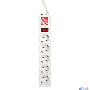 PowerCube Сетевой фильтр 5.0м 5 розеток (SPG-B-15-WHITE), белый