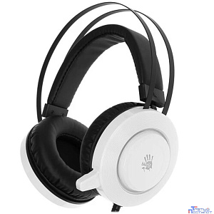 A4 Bloody G521 WHITE 2.3м мониторные USB оголовье