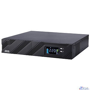 PowerCom Smart King Pro+ SPR-1000 LCD ИБП {Line-Interactive, 1000VA/800W, Rack/Tower, 8хС13, Serial+USB, SmartSlot} (1152572)
