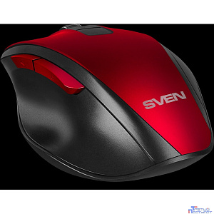 Беспроводная мышь RX-525SW красная  (бесшумн. кл., 5+1кл. 600-1400DPI, Soft-touch, блист.)