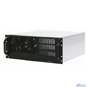 Procase PS443-14-0 Корпус 4U server case,3x5.25,черный,без блока питания,глубина 432мм, MB PICMG 1.3, PICMG 1.0