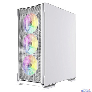 Powercase Mistral AZ4W ARGB, Tempered Glass, 4x 120mm ARGB Fans, белый, ATX  (CMAZW-A4)