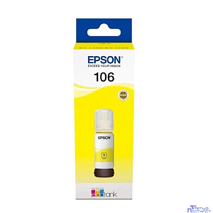 EPSON C13T00R440  Контейнер 106 с желтыми чернилами для L7160/7180, 70 мл.