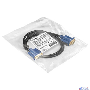 Exegate EX294725RUS Кабель VGA Pro ExeGate EX-CC-PVGA-15M15M-1.0 (15M/15M, 1м, 2 фильтра, позолоченные контакты, экран)