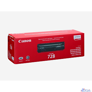 Canon Cartridge 728  3500B010/3500B002/3500A002  Картридж для MF4410/4430/4450/4550dn/4570dn/4580dn, Черный, 2100стр.