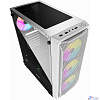 Powercase CMIZW-L4 Mistral Z4 White, Tempered Glass, Mesh, 4x 120mm 5-color LED fan, белый, ATX