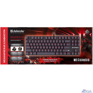 Defender Клавиатура Mechanoid GK-581 RU,черный,87кн,SNK корич {Механическая}