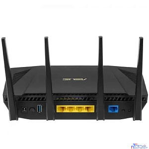 Роутер беспроводной ASUS RT-AX58U v2 4 LAN, 1000 Мбит/с, 4 (802.11n), 5 (802.11ac), 6 (802.11ax), 1 x USB 3.1, 3G, 4G/LTE, IPv6