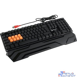Клавиатура A-4Tech B3370R черный USB Multimedia Gamer LED [1023969]