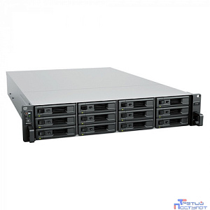 Synology UC3400 Сетевое хранилище 12x2.5"/3.5" SAS, Intel Xeon D-1541/8x2.1GHz, 8GB DDR4, 2x1 Гбит/с, 1x10 Гбит/с