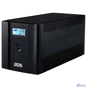 PowerCom Raptor RPT-1500AP LCD ИБП {Line-Interactive, 1500VA/900W, Tower, 4xEURO, LCD, USB} {1107535}