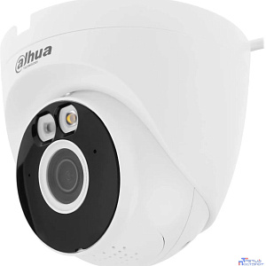 DAHUA DH-IPC-T2AP-PV-0280B Уличная турельная IP-видеокамера Smart Dual Light 2Мп, 1/3” CMOS, объектив 2.8мм, видеоаналитика, ИК 30м, LED 30м, микрофон, динамик, Wi-Fi 2.4ГГц, IP67, металл/пластик