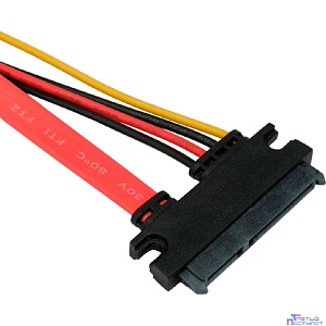 Cablexpert Кабель-удлинитель интерфейсный SATA CC-SATAMF-715-30CM, Sata 7+15pin, медн.проводник, 30см, пакет