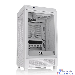 Корпус Thermaltake The Tower 200 белый без БП miniITX 11x120mm 5x140mm 2xUSB3.0 1xUSB3.1 audio bott PSU