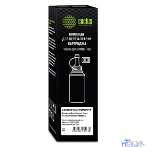 Тонер Cactus CS-RK-TK1200 черный флакон 125гр. (в компл.:чип) для принтера Kyocera Ecosys P2335d/P2335dn/P2335dw